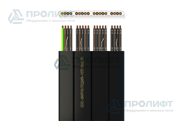 Кабель КПЛ 18х0,75 (лифтовой плоский, L-1м)